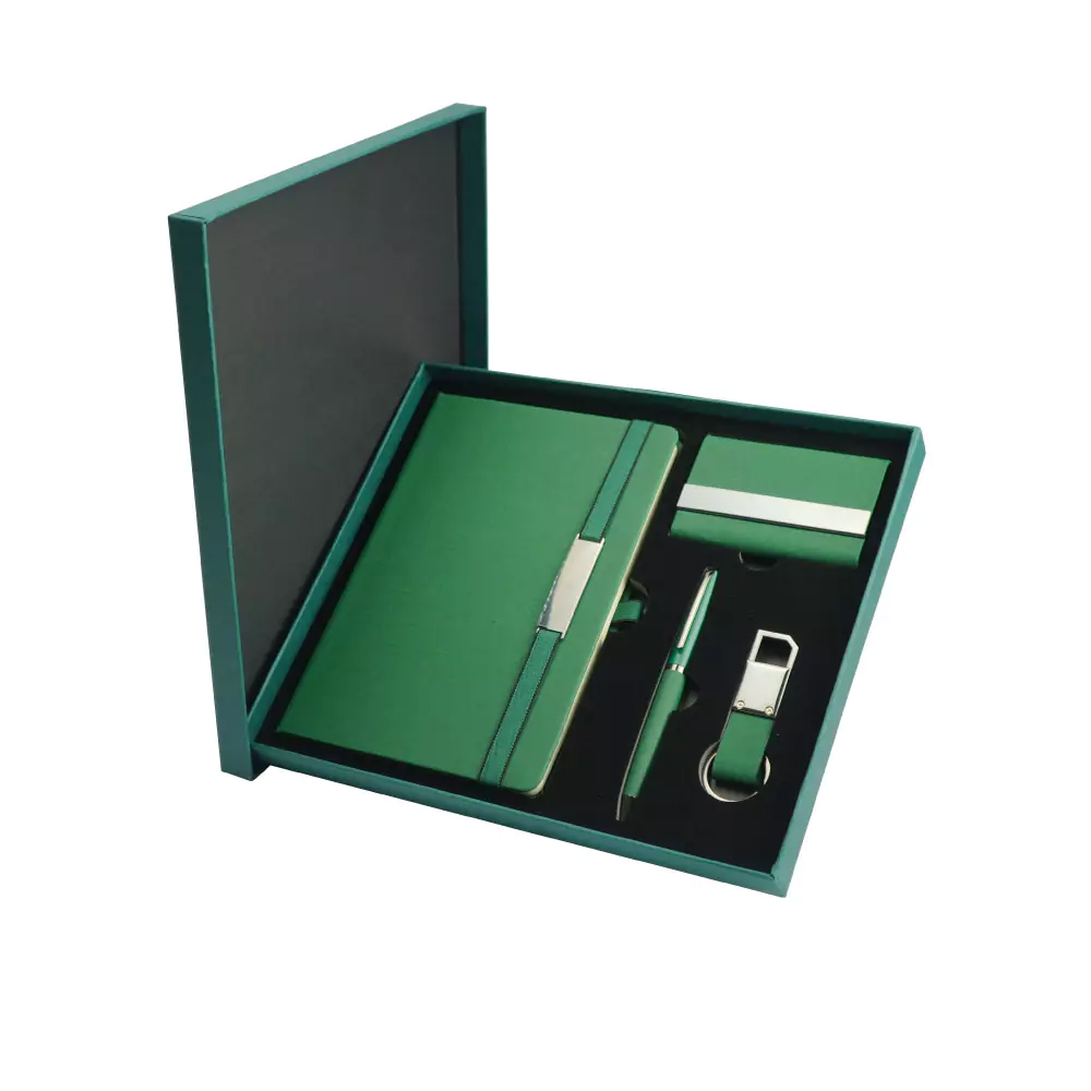 Office Gift Sets with Notebook, Pen, Card Holder, Keychain
