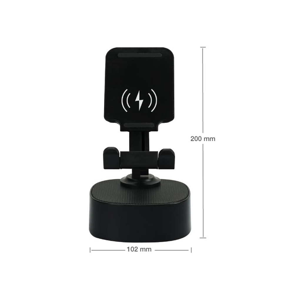Wireless Fast Charger 15W with BT Speaker and RGB LED Logo