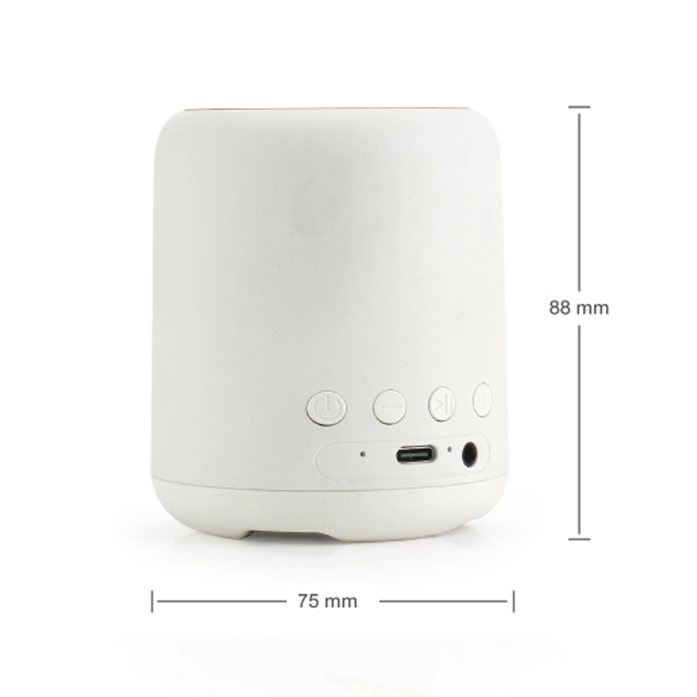 Eco-Friendly Bluetooth Speakers v5.1, Playtime 6h