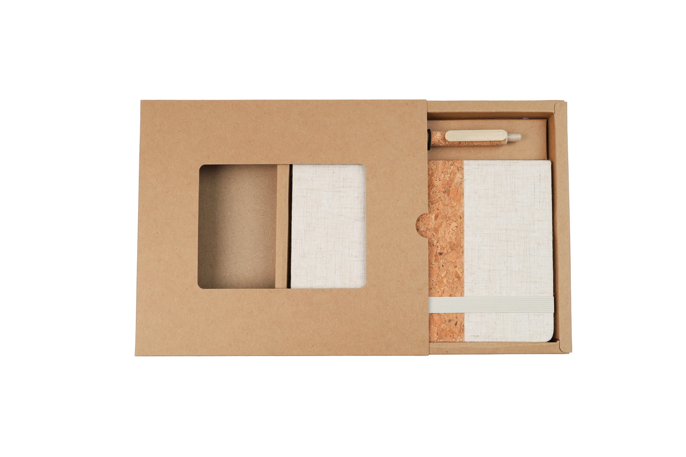 Cork+RPET Notebook Pen Set