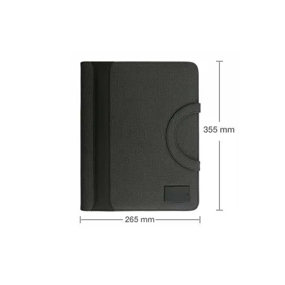 A4 Portfolio, Wireless Powerbank 8000mAh & LED Logo