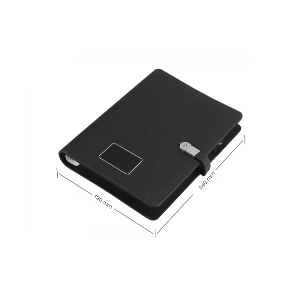 Wireless Powerbank Portfolio with USB & Light up Logo
