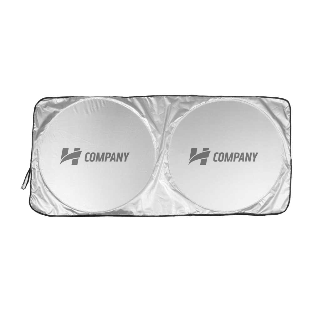 Silver Nylon Car Sunshades
