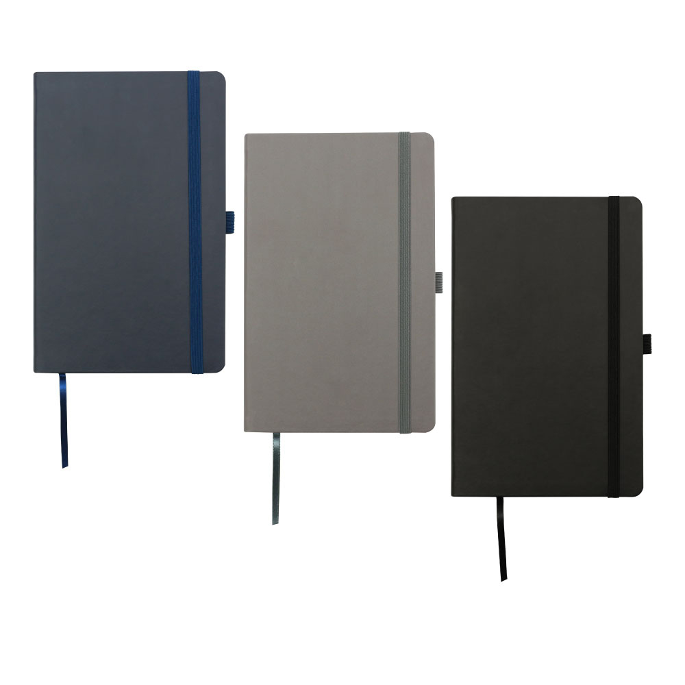 A5 PU Notebooks with Elastic Band Pen Loop