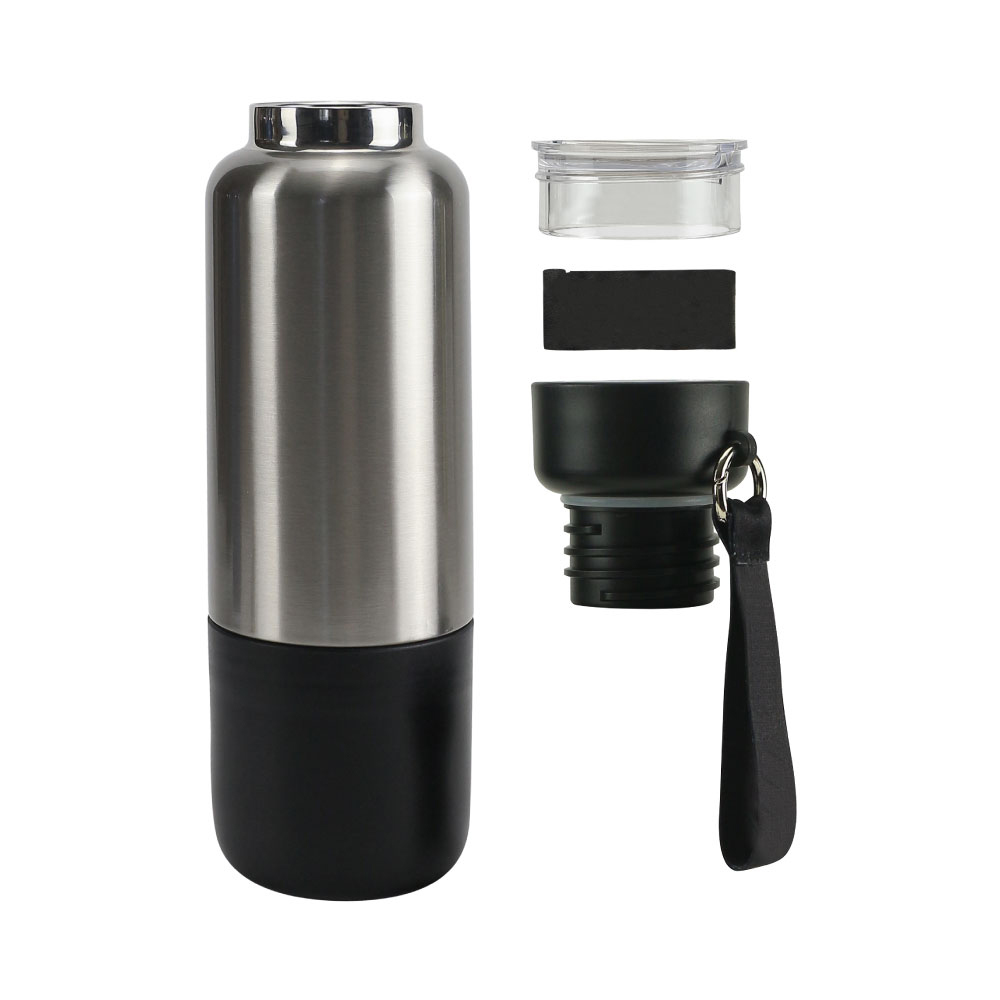 Multi-function SS Bottles with Double Wall, Base Cup, 500ml