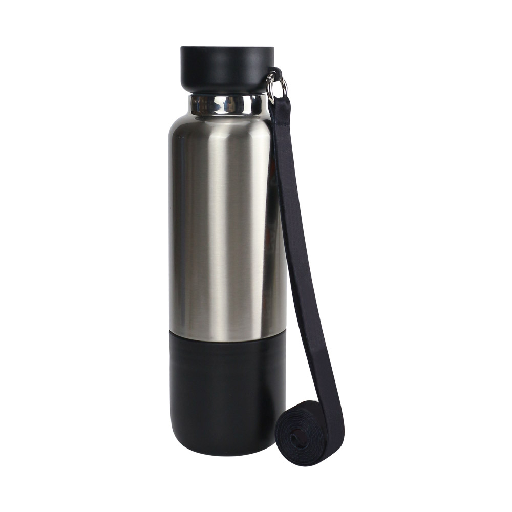 Multi-function SS Bottles with Double Wall, Base Cup, 500ml
