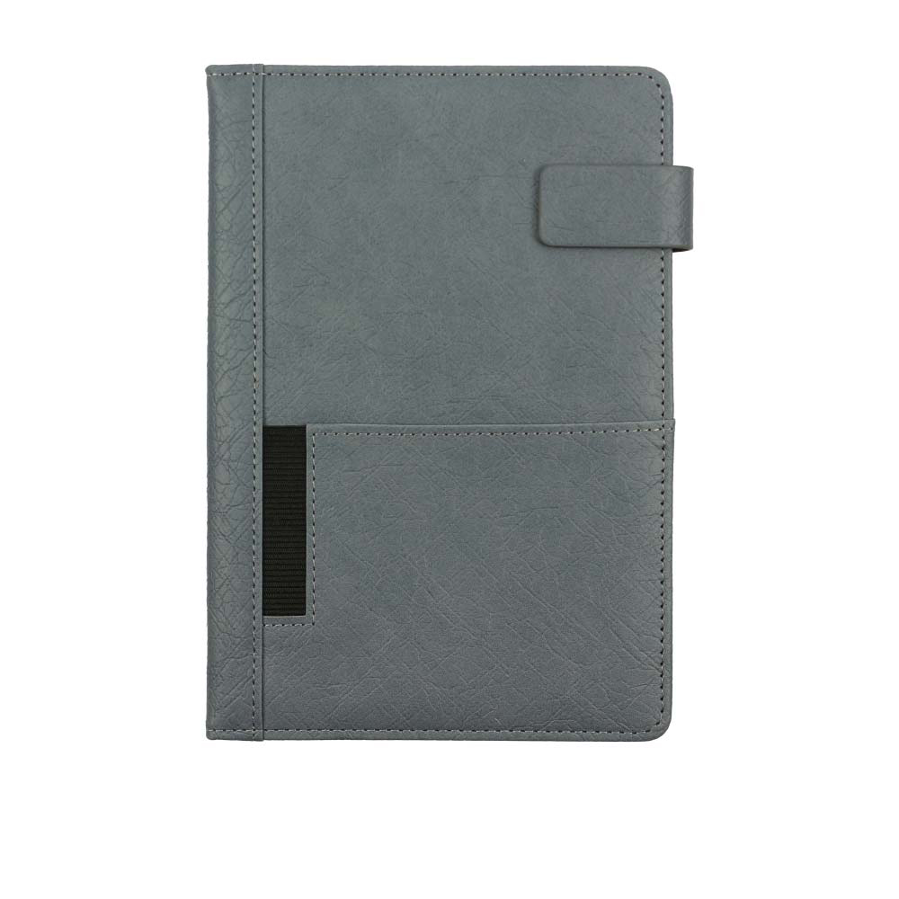 A5 PU Notebooks with Front Pocket & Magnetic Flap