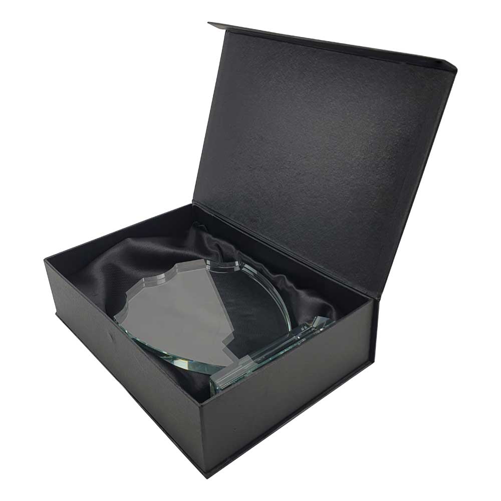 Victorian Shield Crystal Awards with Gift Box