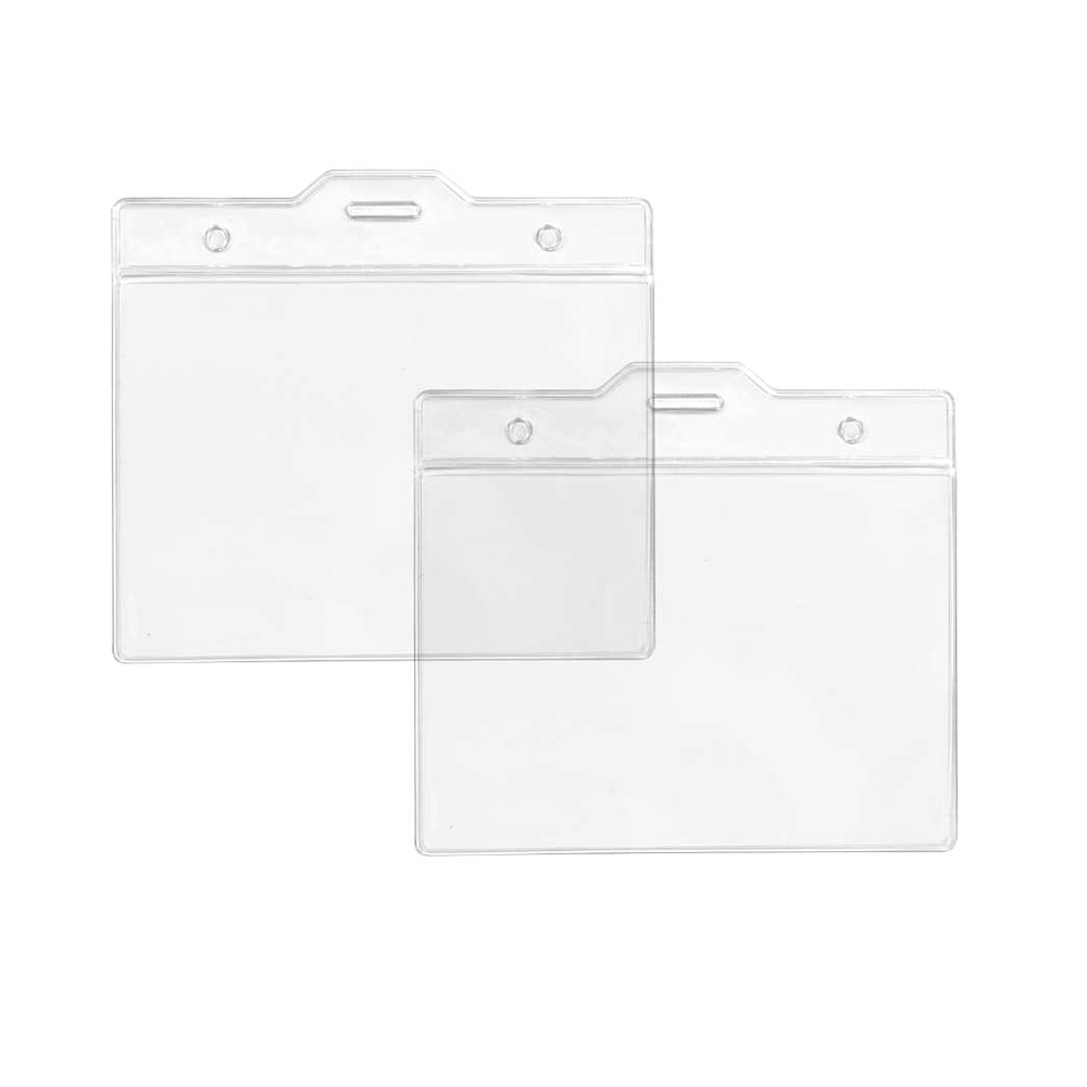 Clear Plastic ID Card Holder