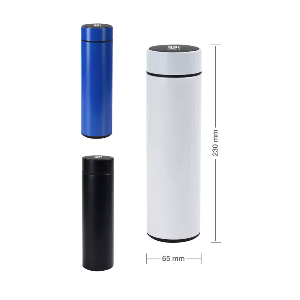 Double Wall Bottles with Temperature Display 500ml