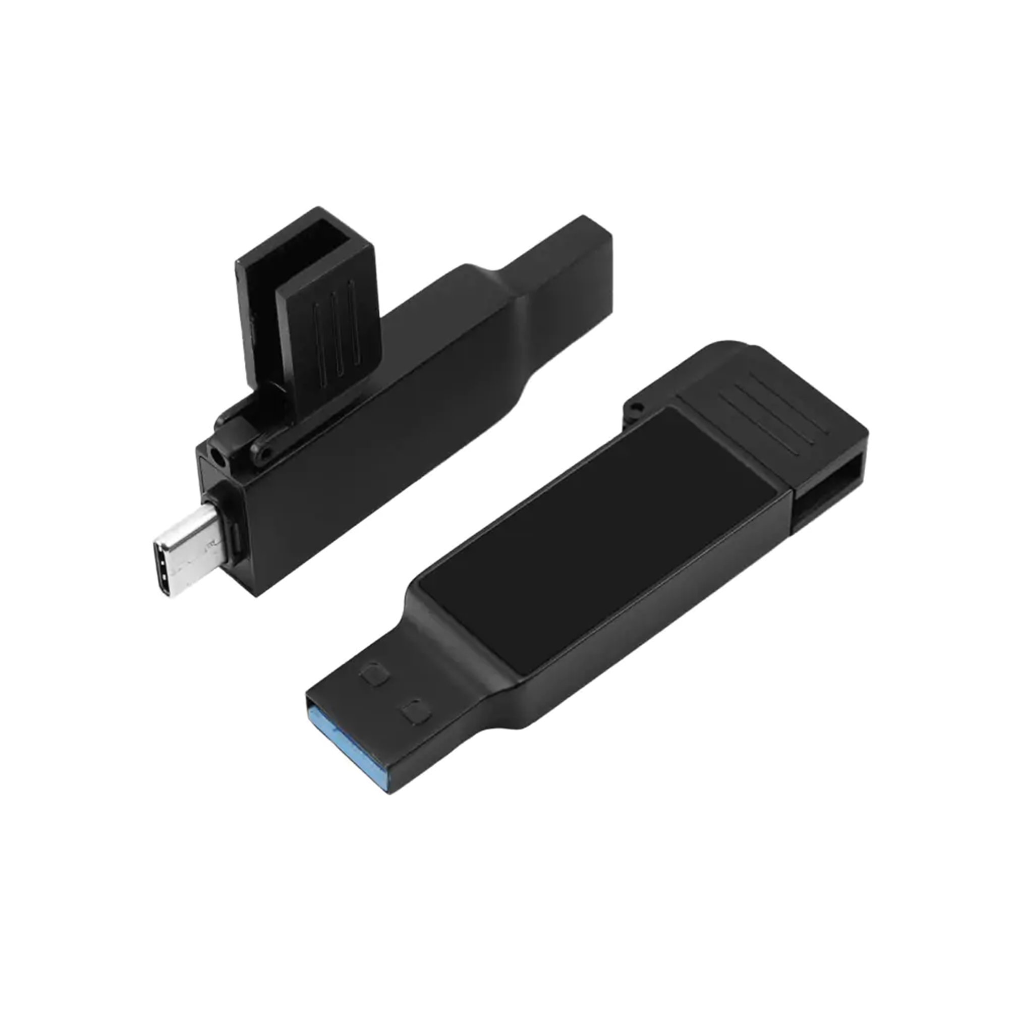 Black OTG USB with LED Logo 32GB V. 3.0 Type C