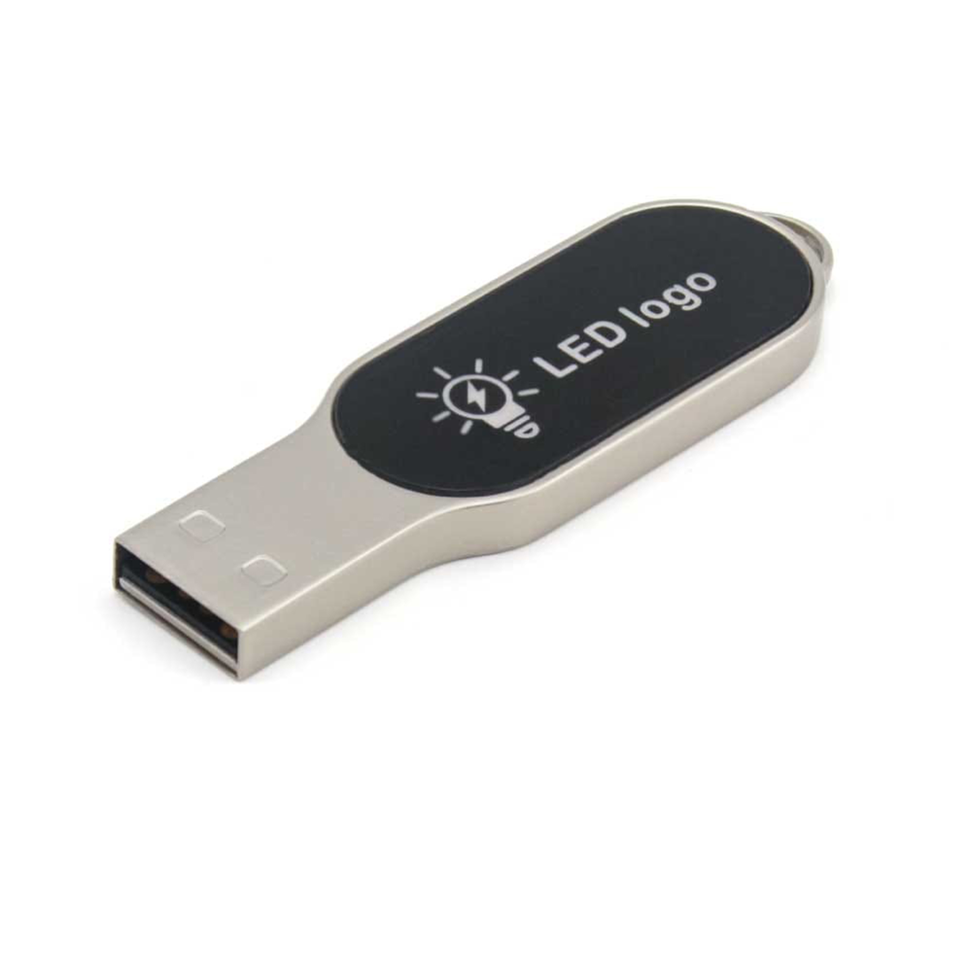 Oval Shaped Light-Up Logo USB 16GB