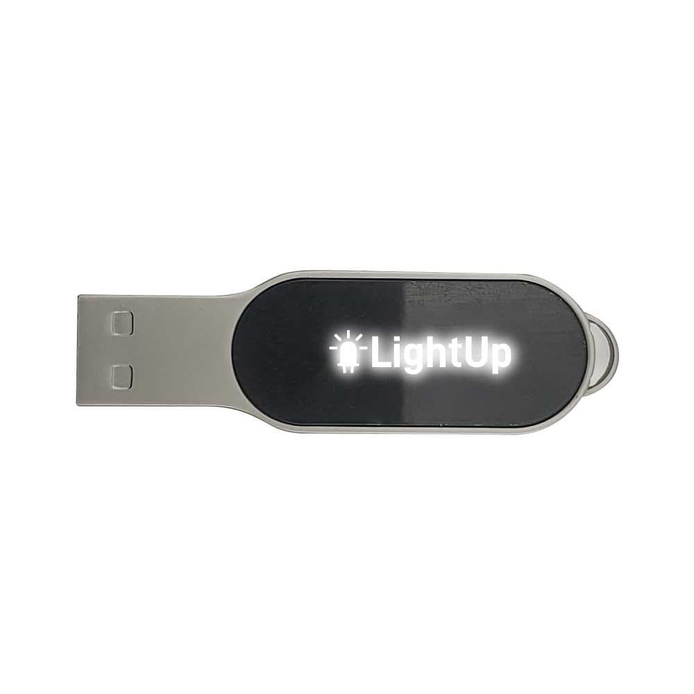 Oval Shaped Light-Up Logo USB 16GB