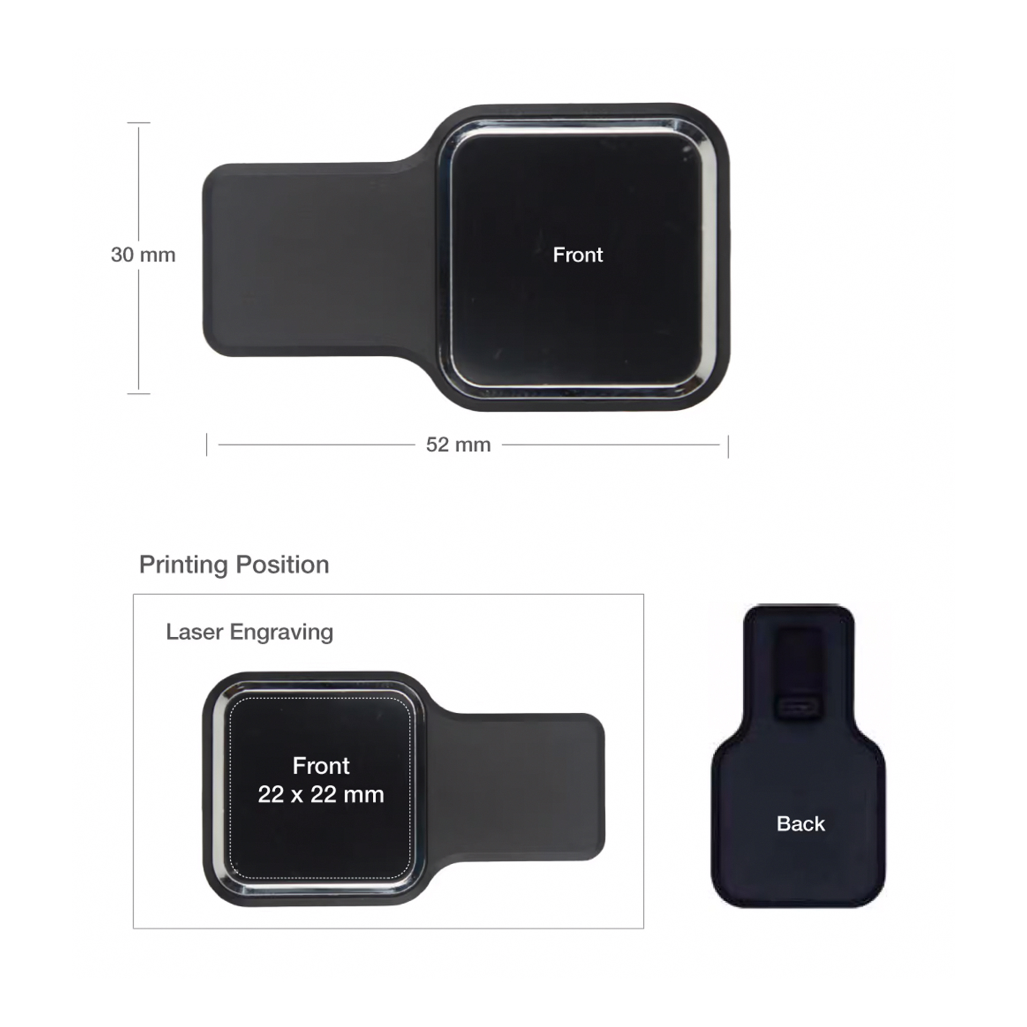 Square Light Up Logo USB 16GB
