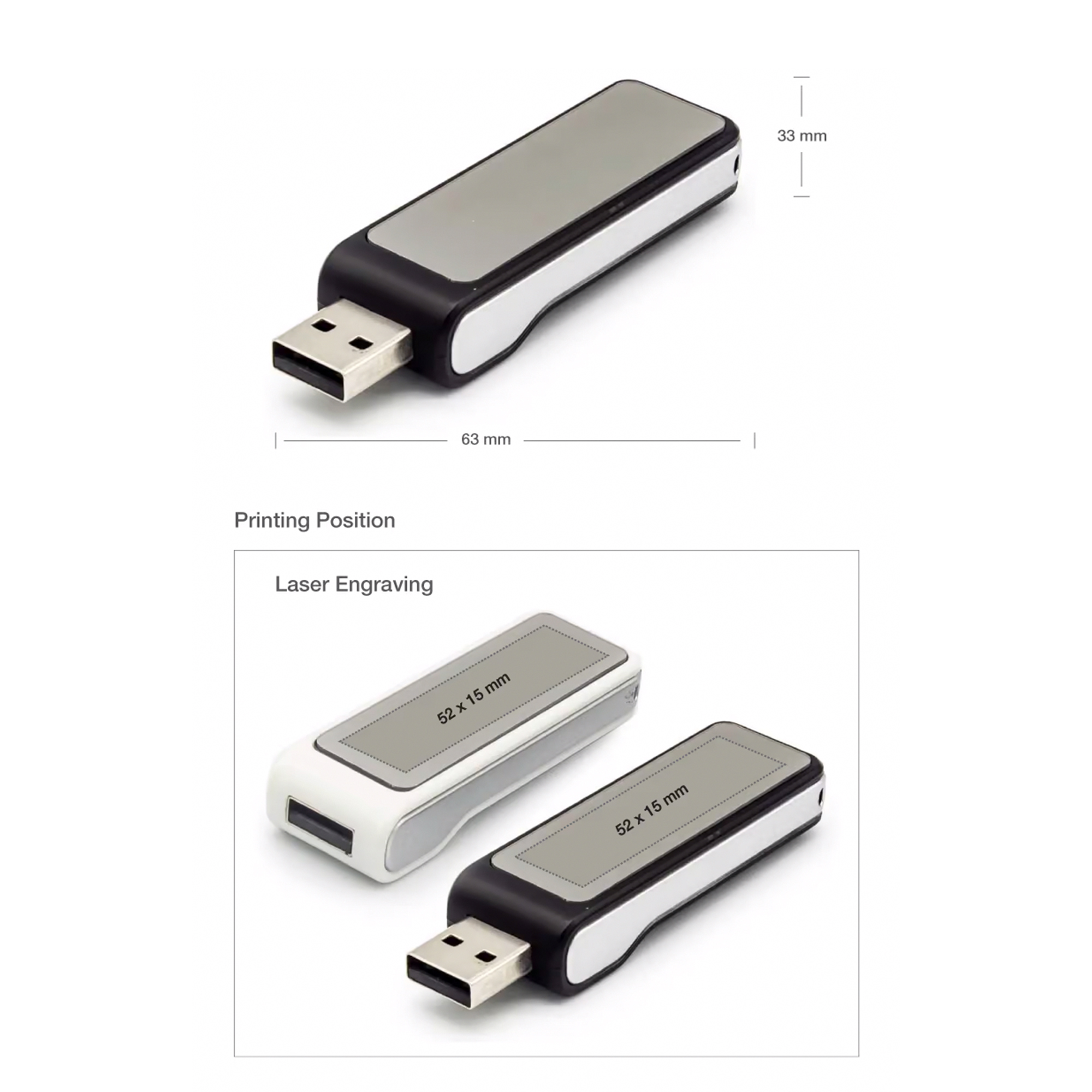 Color Changing Logo USB 8GB