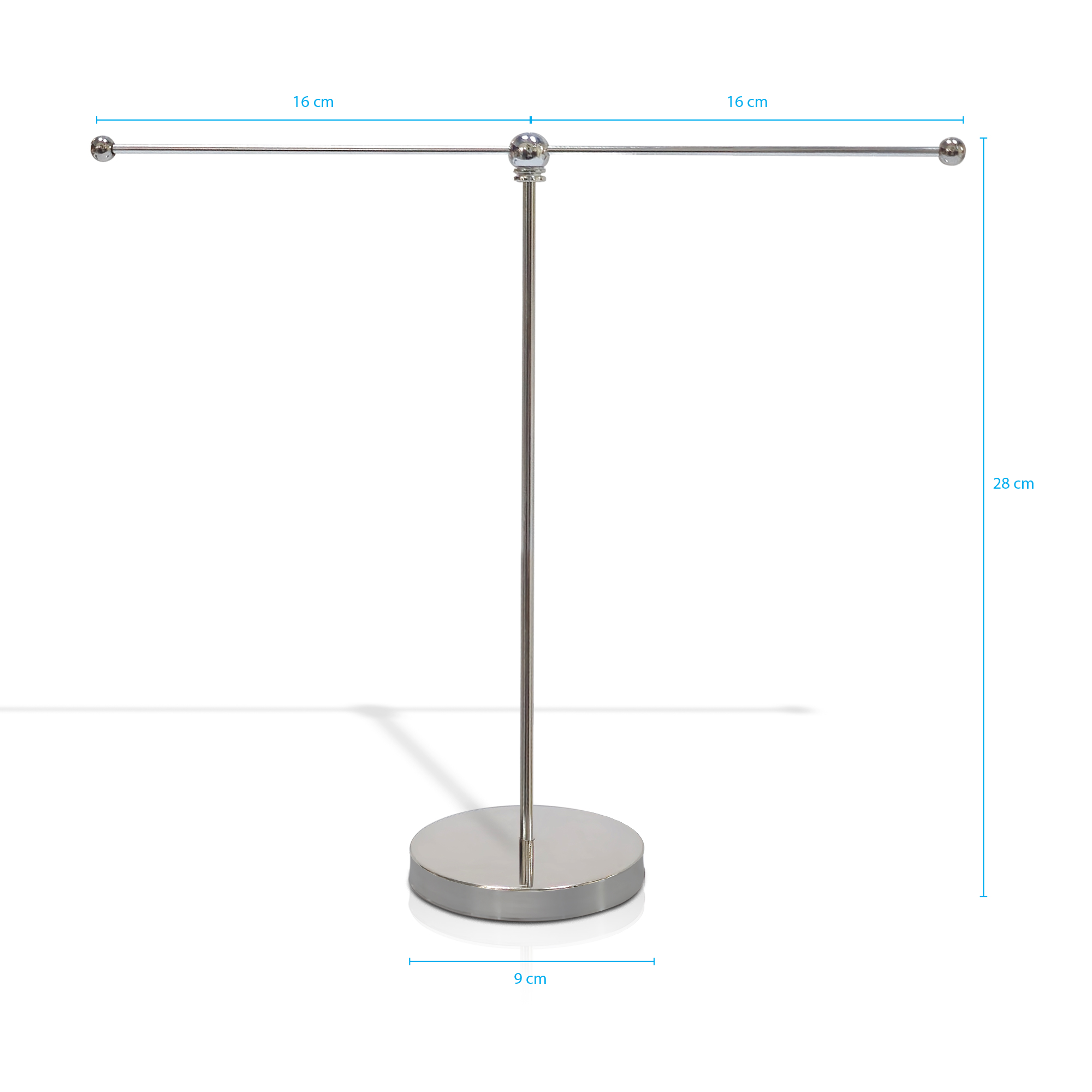 T Shape Metal Table Flag Stand