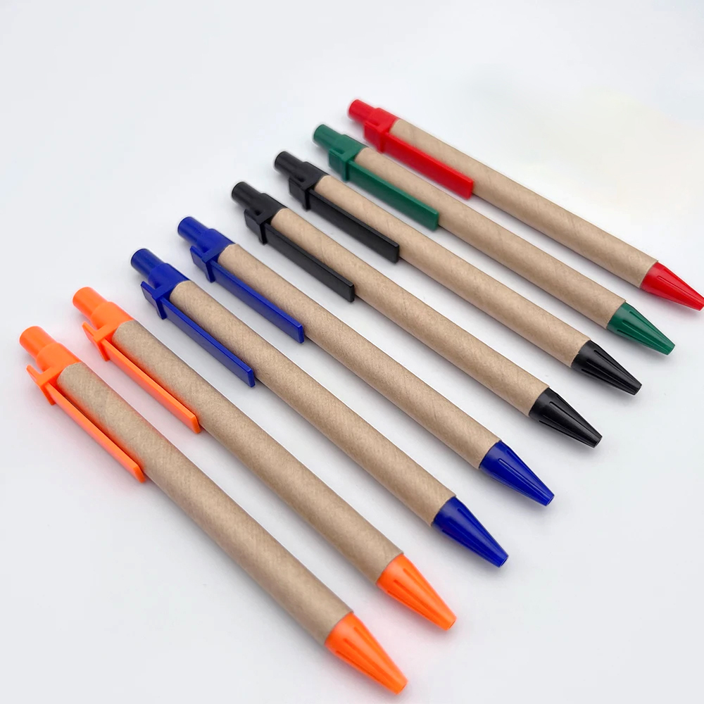 SEAPEN Kraft Paper Tube Plastic Ballpoint Pen