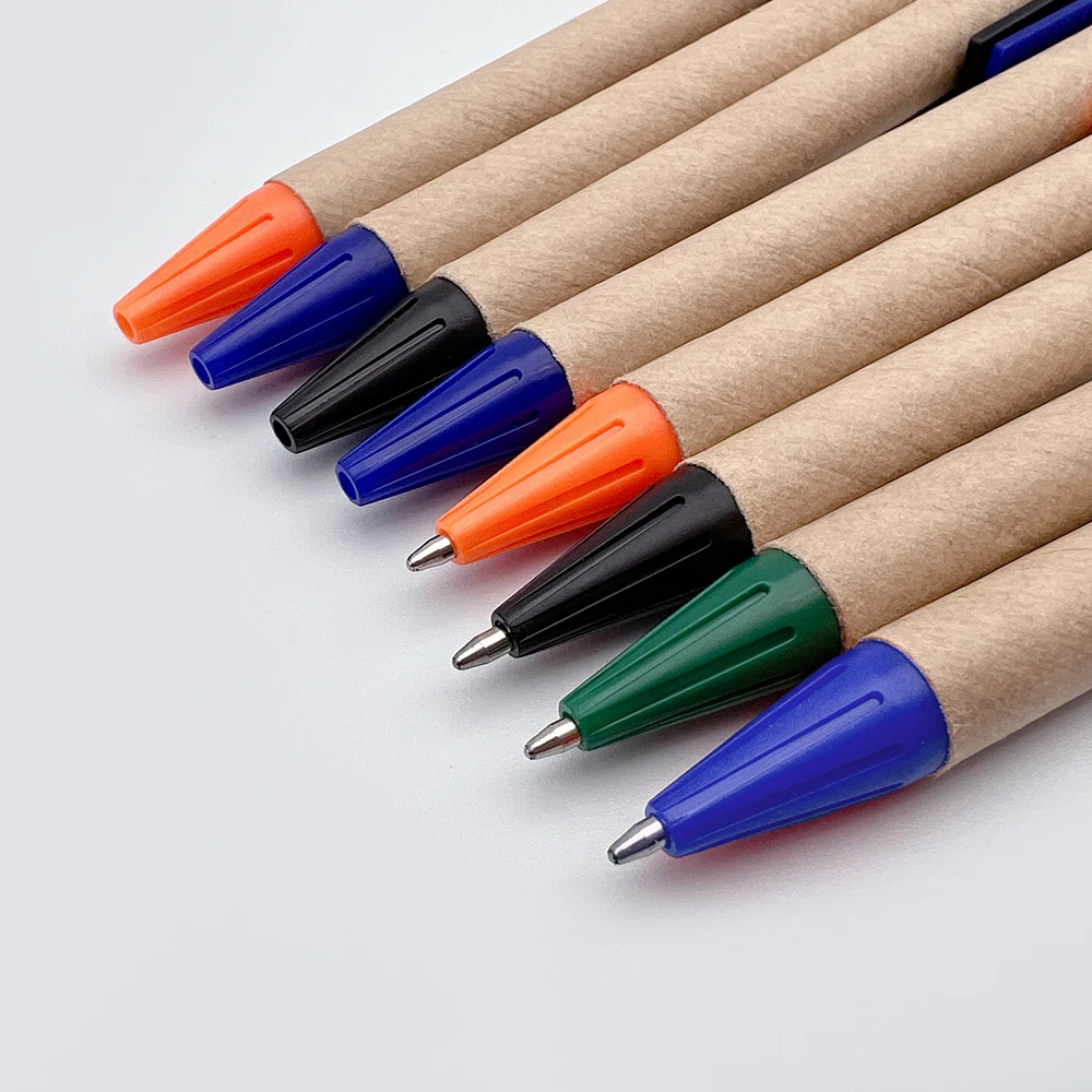 SEAPEN Kraft Paper Tube Plastic Ballpoint Pen