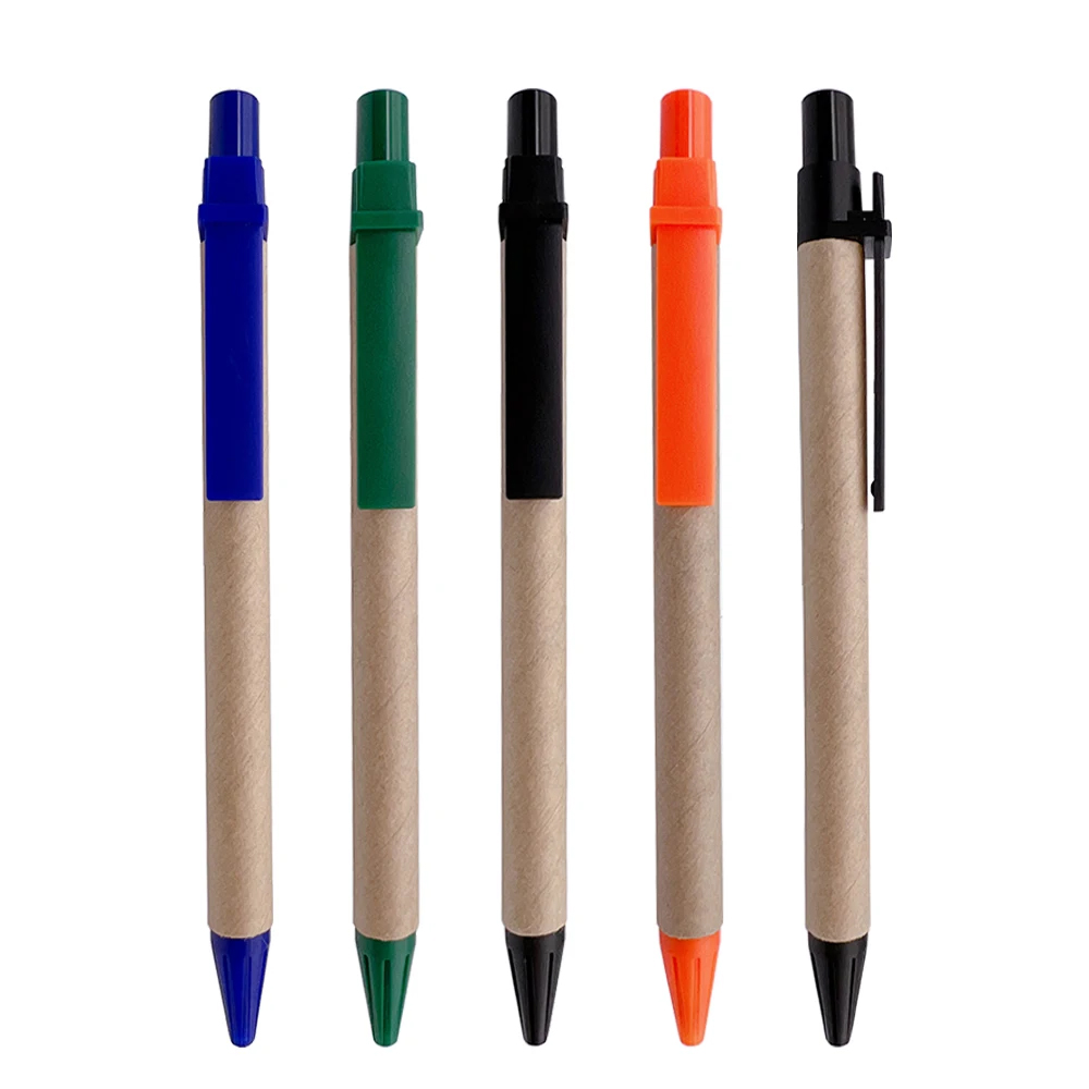 SEAPEN Kraft Paper Tube Plastic Ballpoint Pen