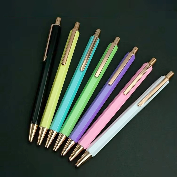 SEAPEN Hexagonal Polygon Metal Ball Pen
