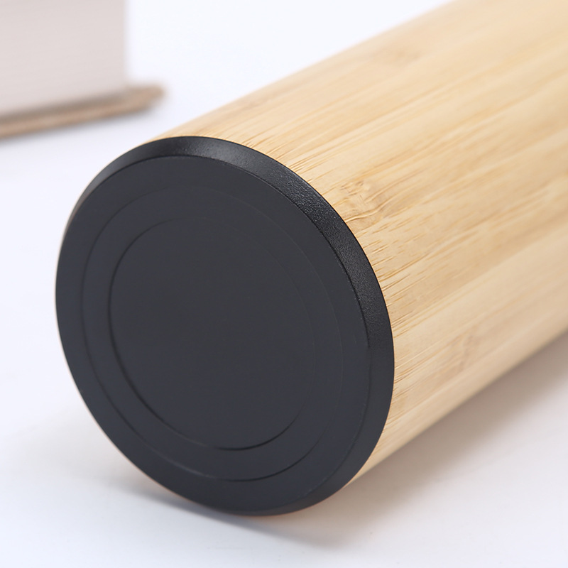 Bamboo shell thermos cup 500ml