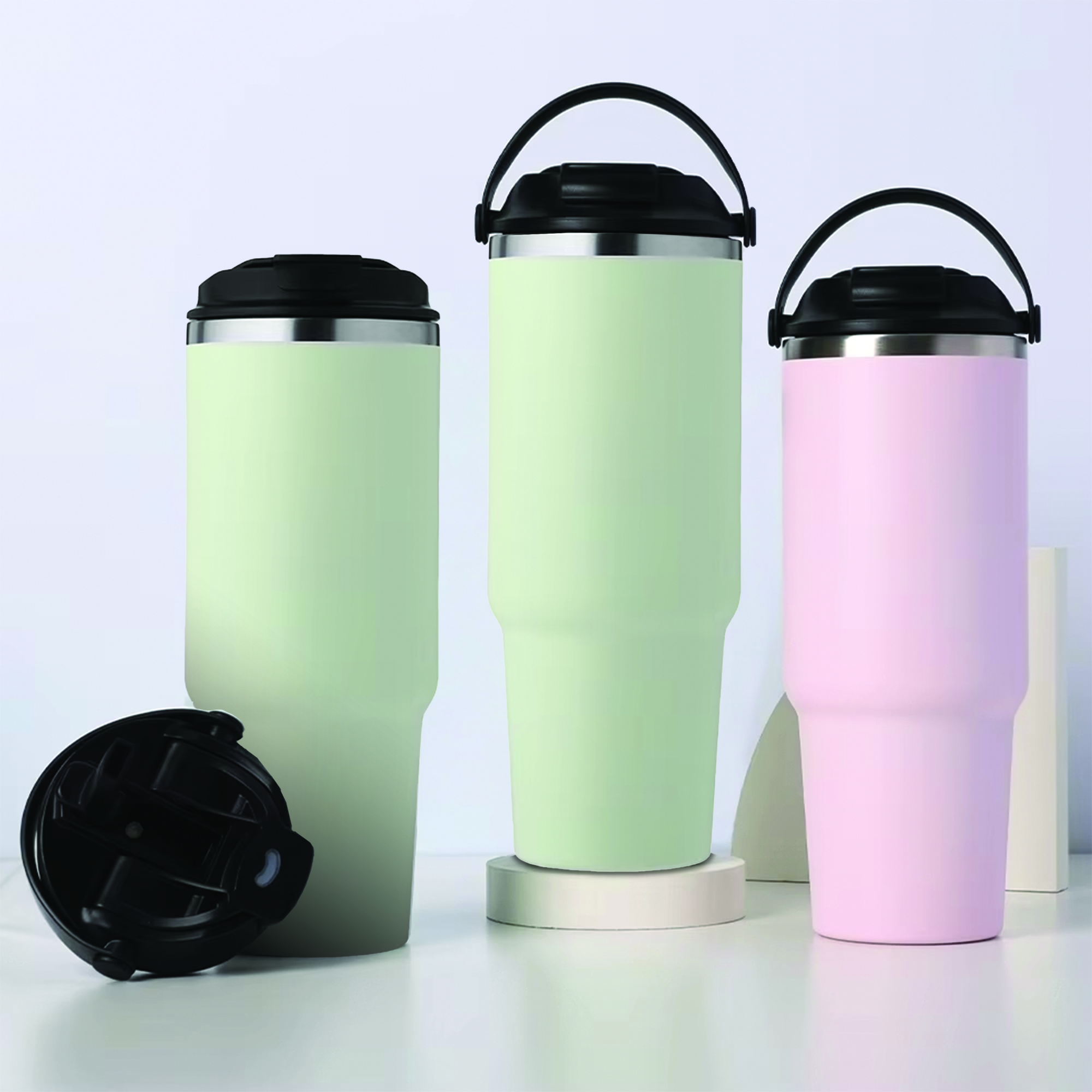 Tumbler Stainless Steel Double Walled Insulated Tumbler Coffee Mug Vacuum Cups with Lid 950ml