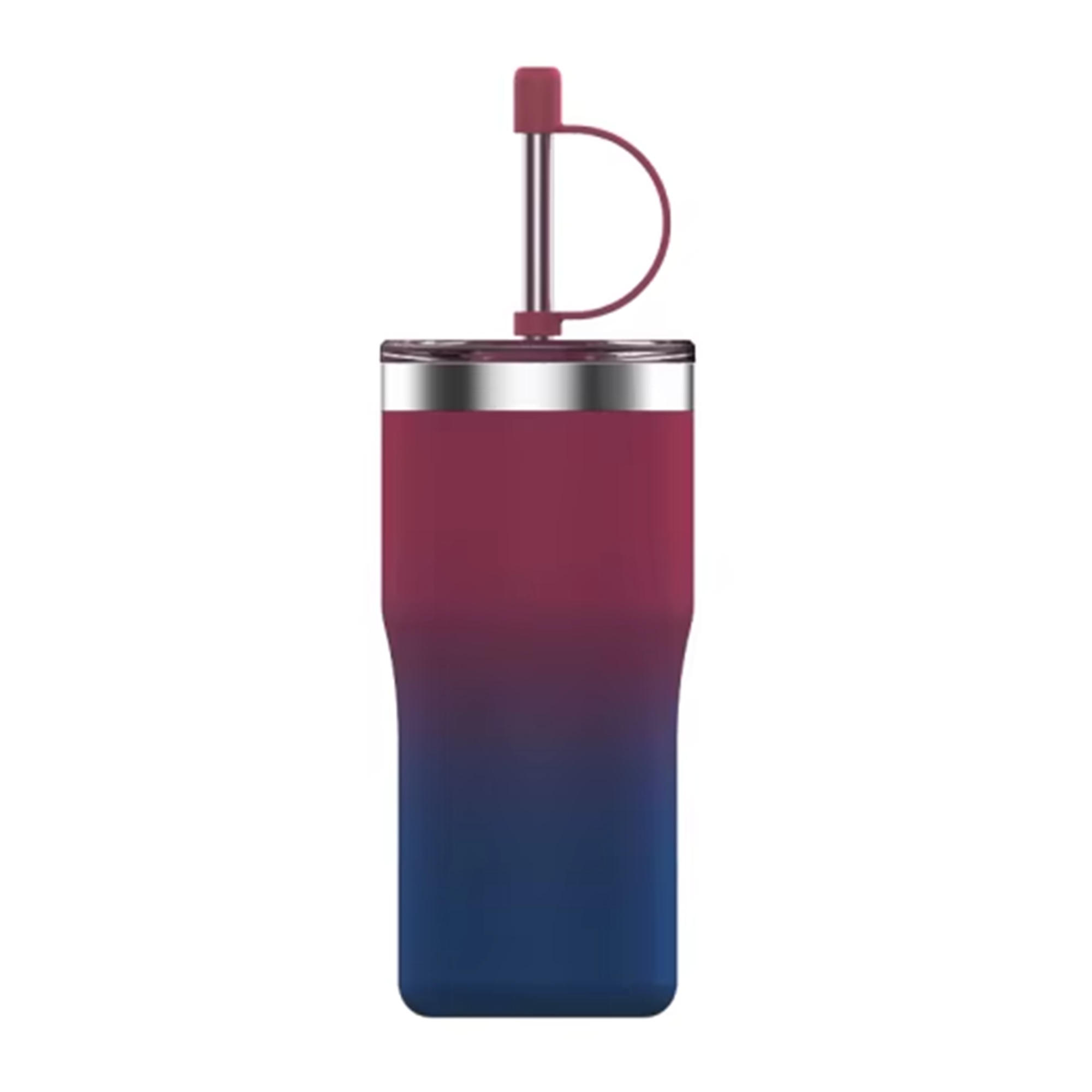 Tumbler Stainless Steel Coffee Mug with Lid Double Wall Vacuum Insulated Car Cup Vacuum Purple 