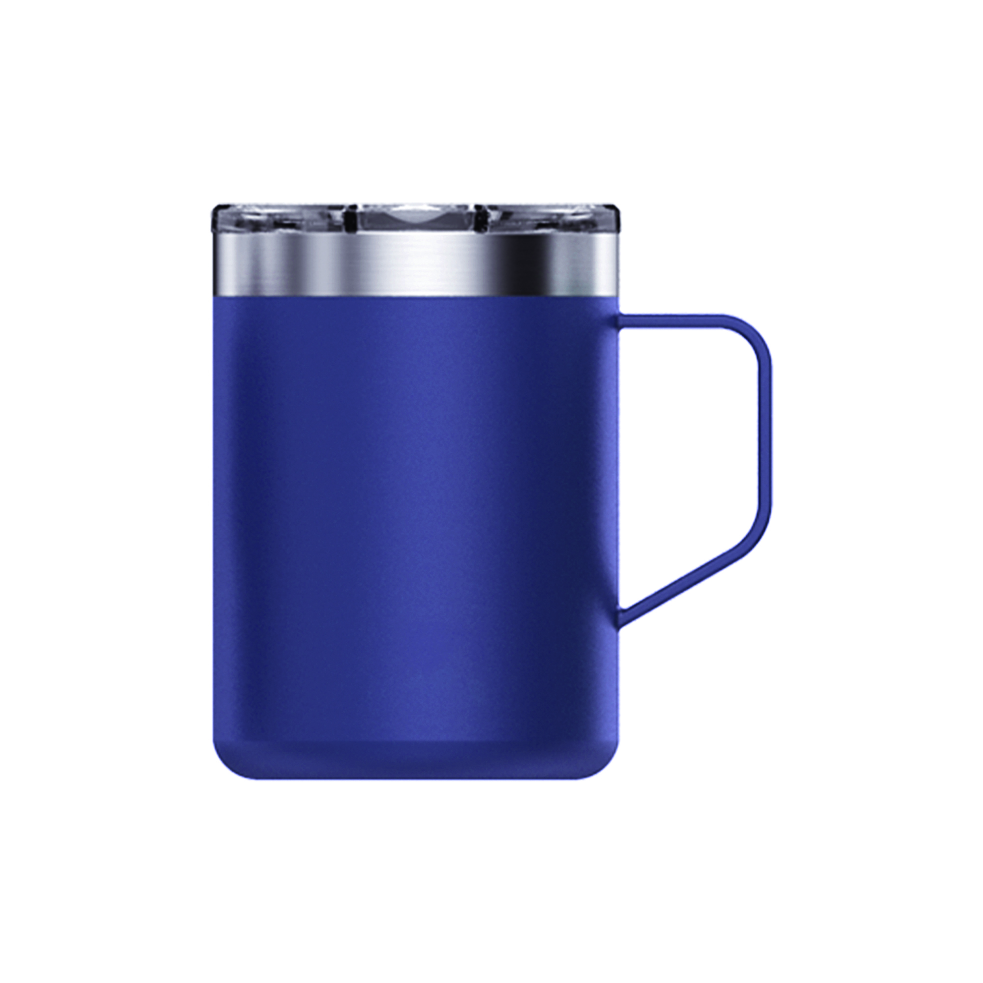 Vacuum Stainless Steel Coffee Mug Tumbler with Handle Portable for Travelling- Blue