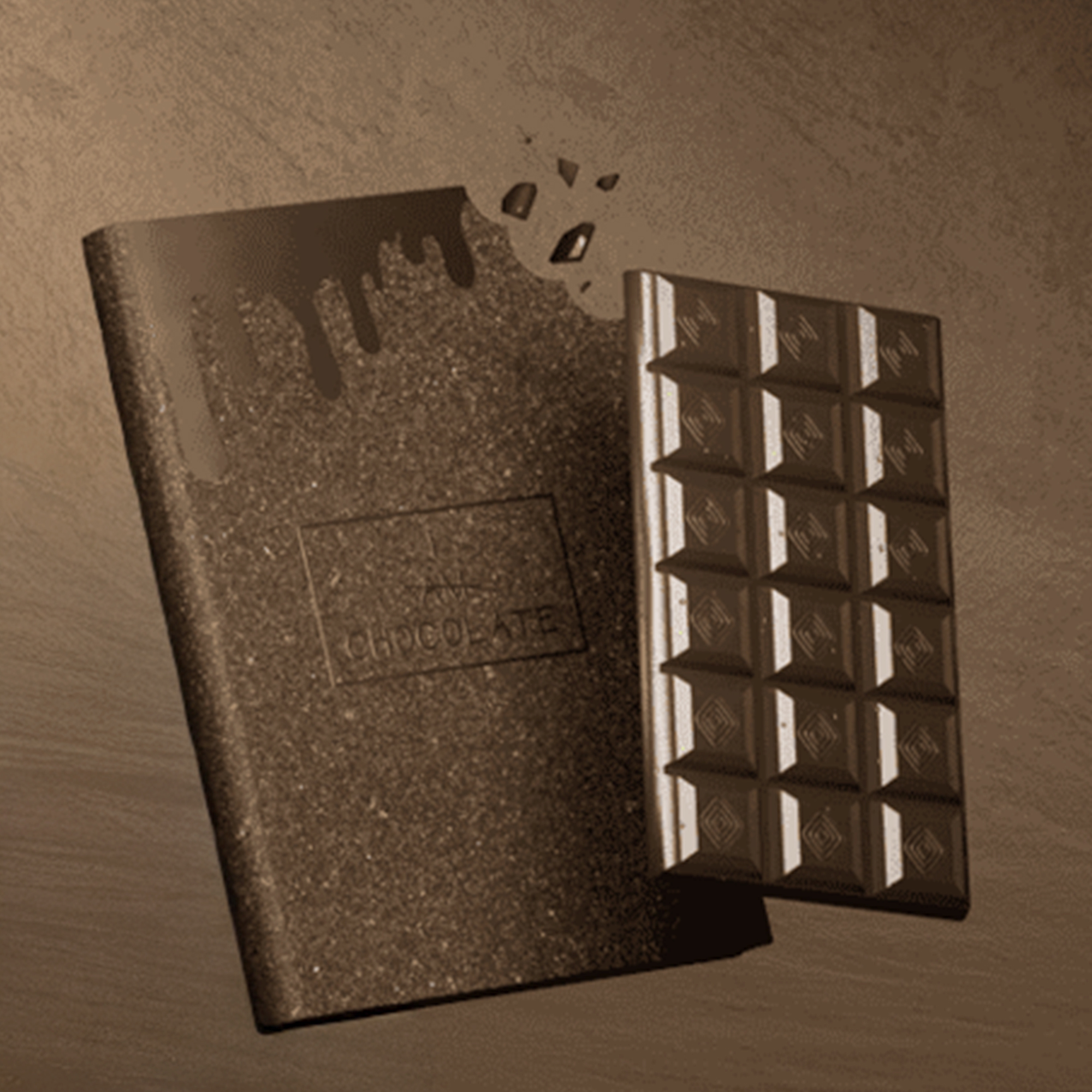 CHOCOLATE CUSTOMIZED NOTEBOOK
