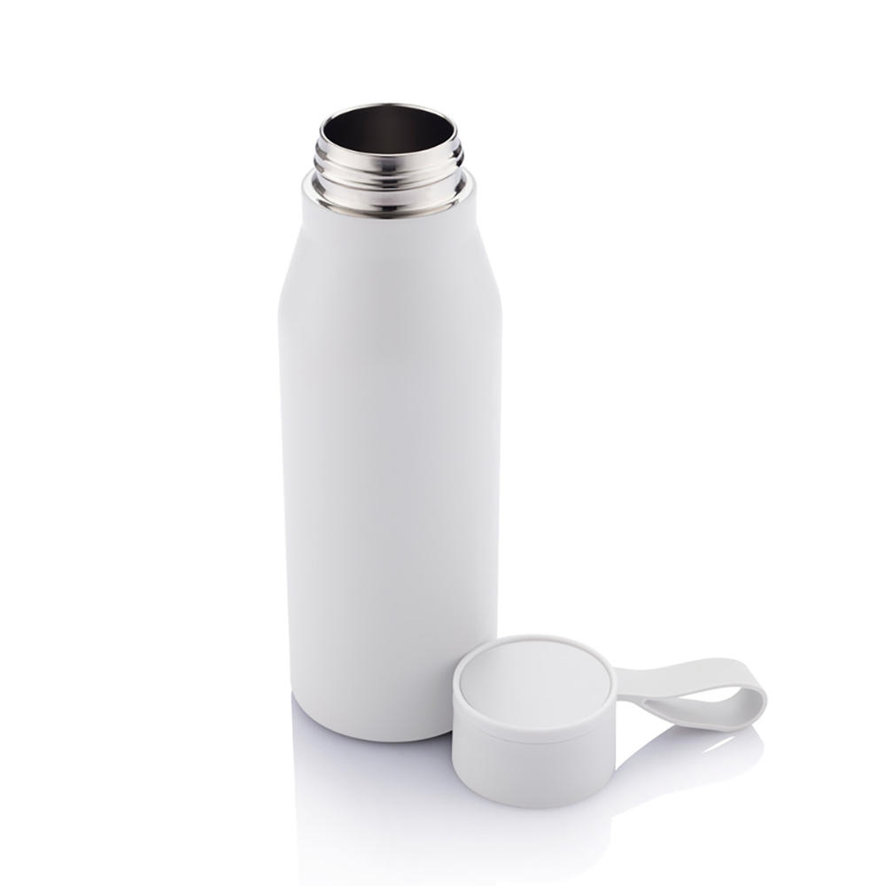 R-NEBRA - CHANGE Collection Recycled Stainless Steel Vacuum Bottle-White