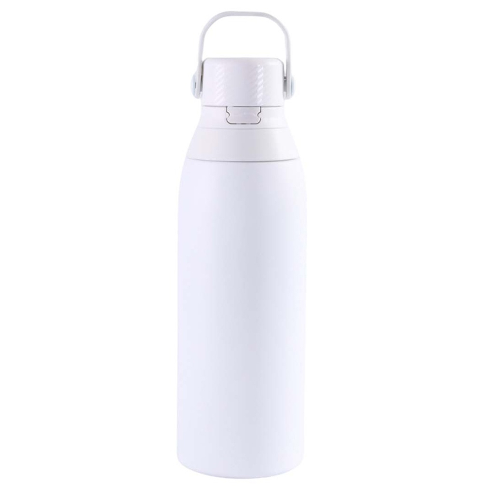 R-NEBRA - CHANGE Collection Recycled Stainless Steel Vacuum Bottle-White