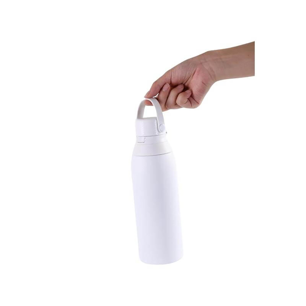 EVORA - Hans Larsen Double Wall Stainless Steel Vacuum Bottle-White