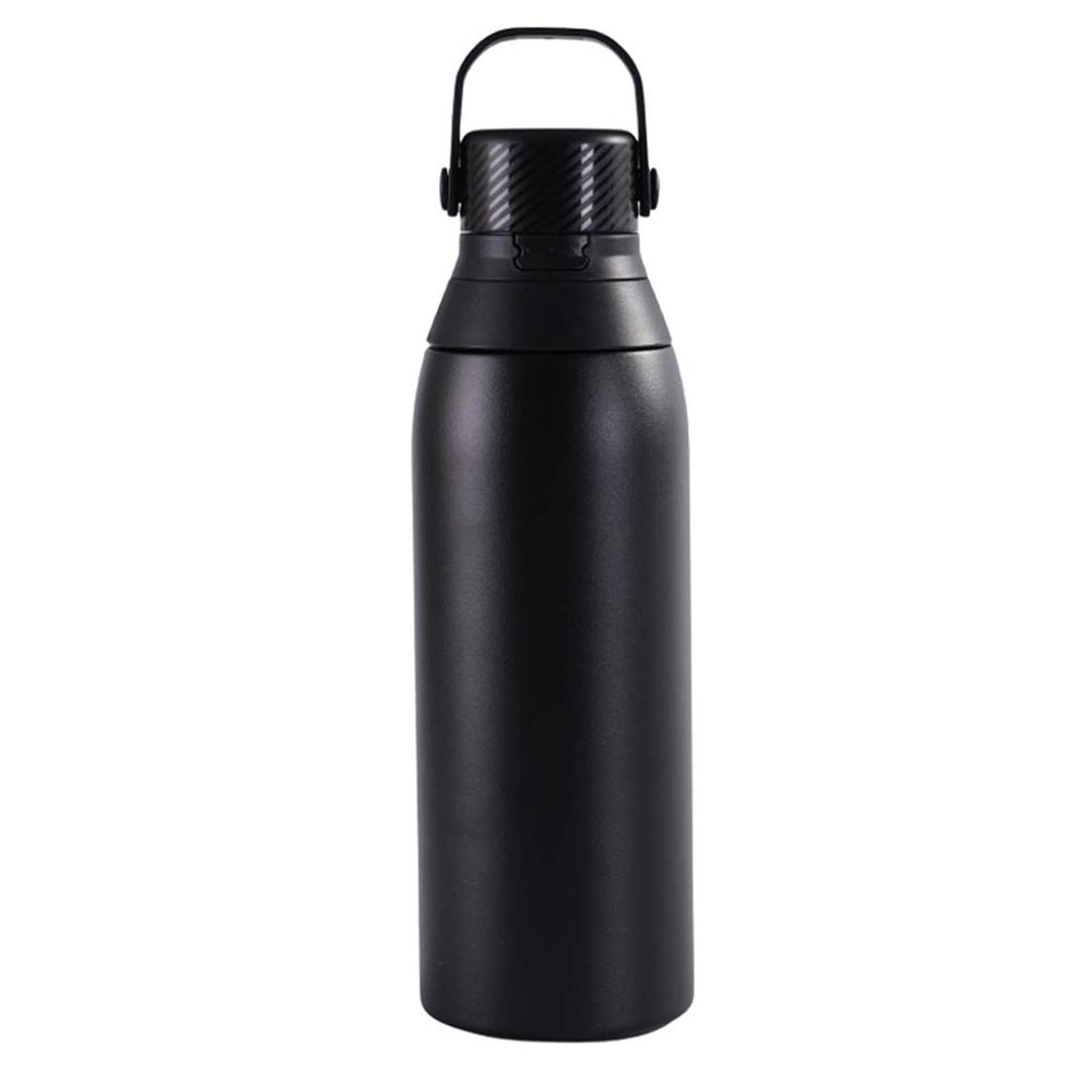 EVORA - Hans Larsen Double Wall Stainless Steel Vacuum Bottle-Black