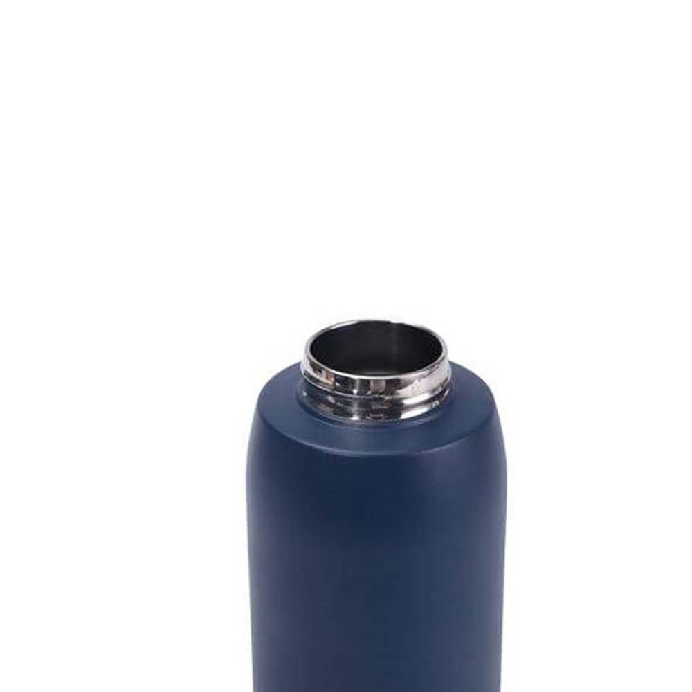 EVORA - Hans Larsen Double Wall Stainless Steel Vacuum Bottle-Navy Blue