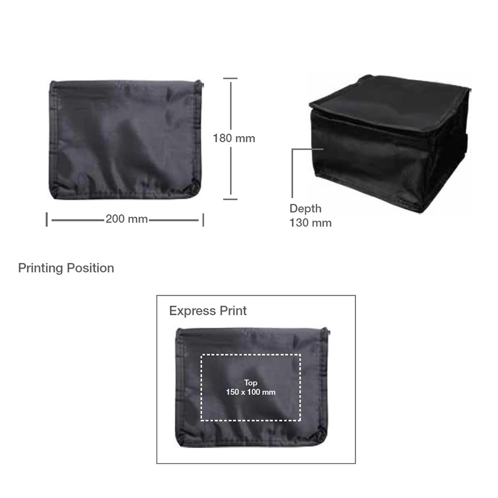 Black Cooler Bag