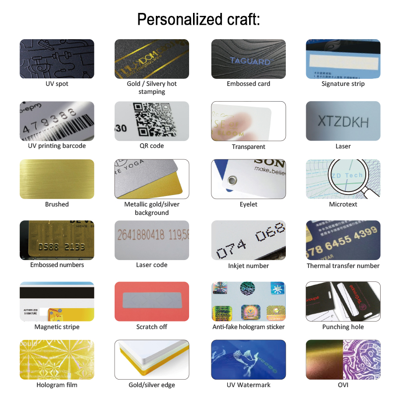 Factory Plastic RFID student ID Badges Card