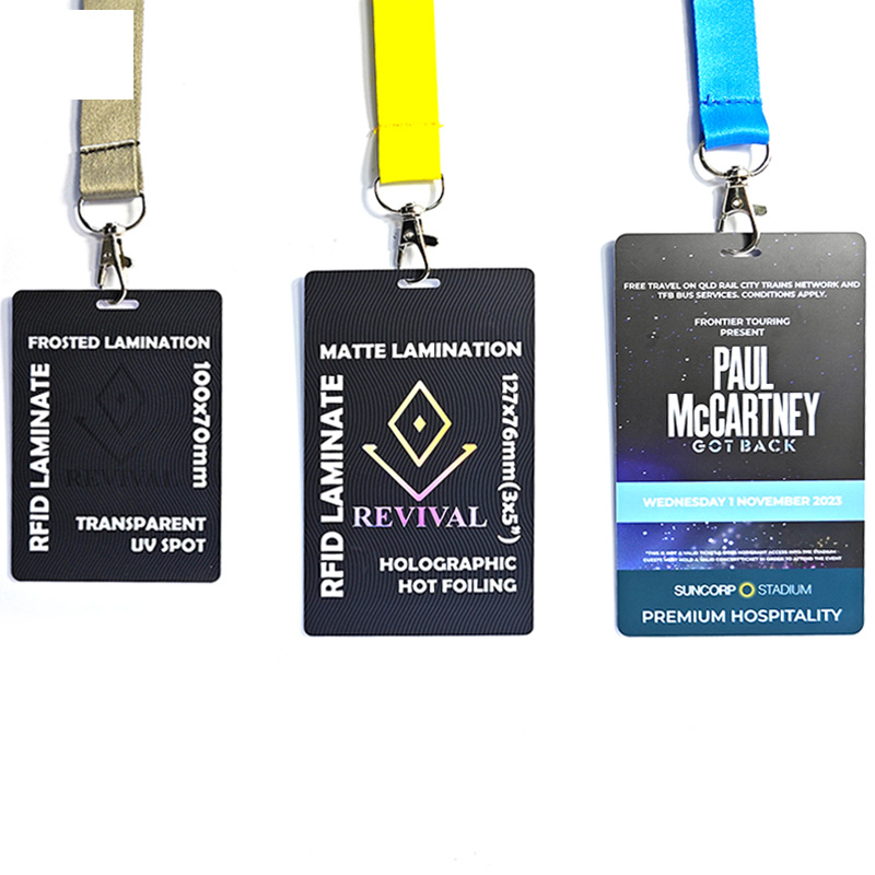 Factory Plastic RFID student ID Badges Card