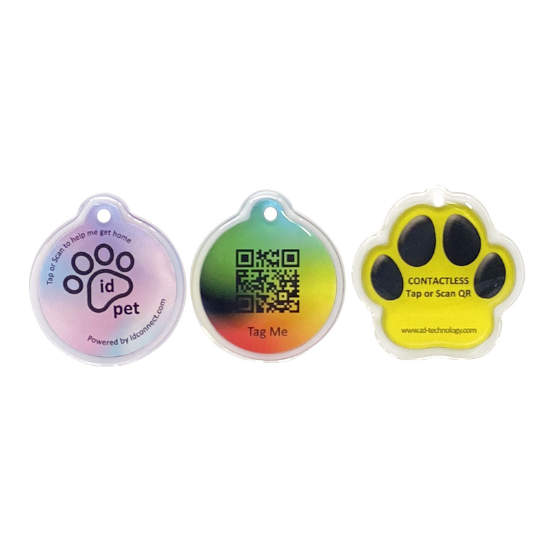 NFC dog Paw Pet RFID Tag