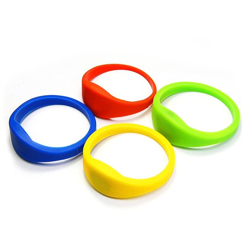 NFC Silicone bracelet for cahsless payment