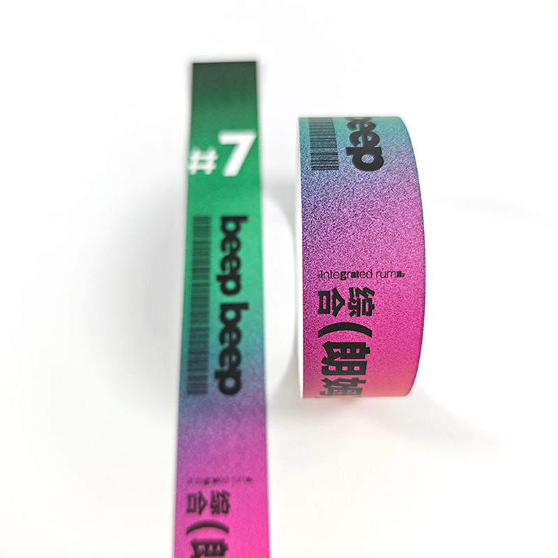 Customized Printing Synthetic Paper Festival Wristband