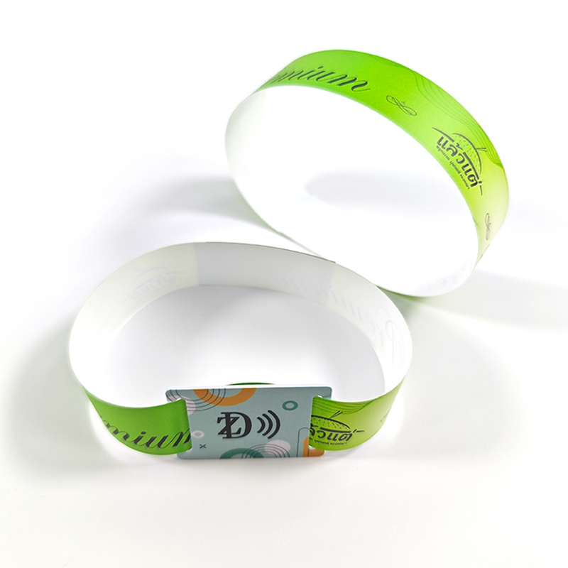 Customized Printing Synthetic Paper Festival Wristband