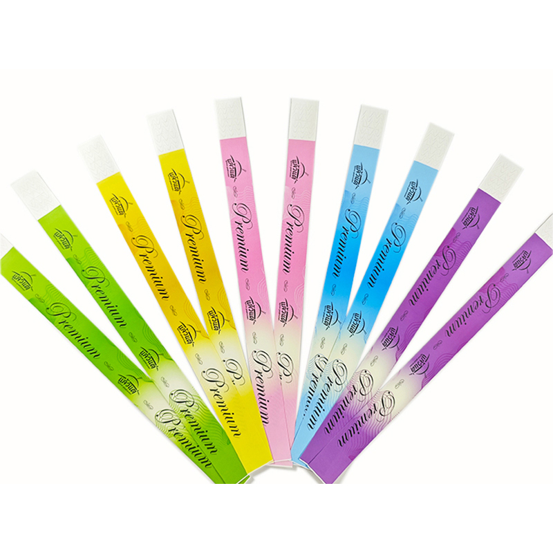Customized Printing Synthetic Paper Festival Wristband