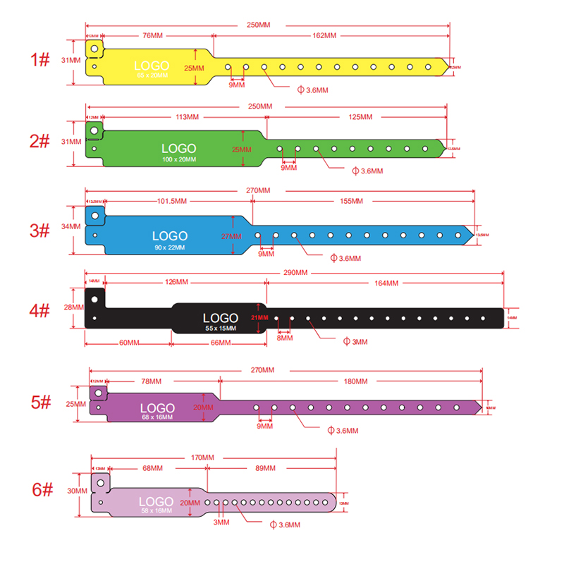 Disposable 13.56MHZ Events/Festivals Vinyl Bracelet