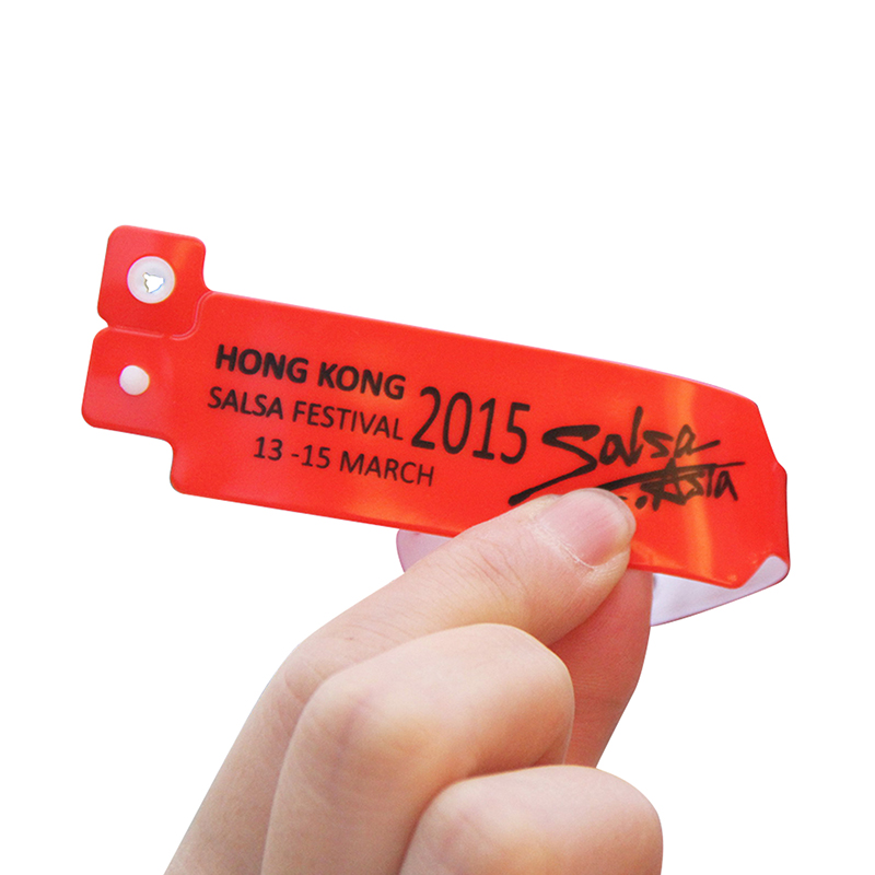Disposable Alien H3/4 UHF RFID Soft PVC Wristband