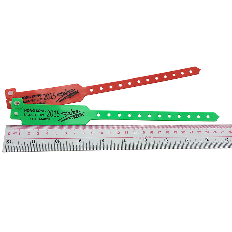 Disposable Alien H3/4 UHF RFID Soft PVC Wristband