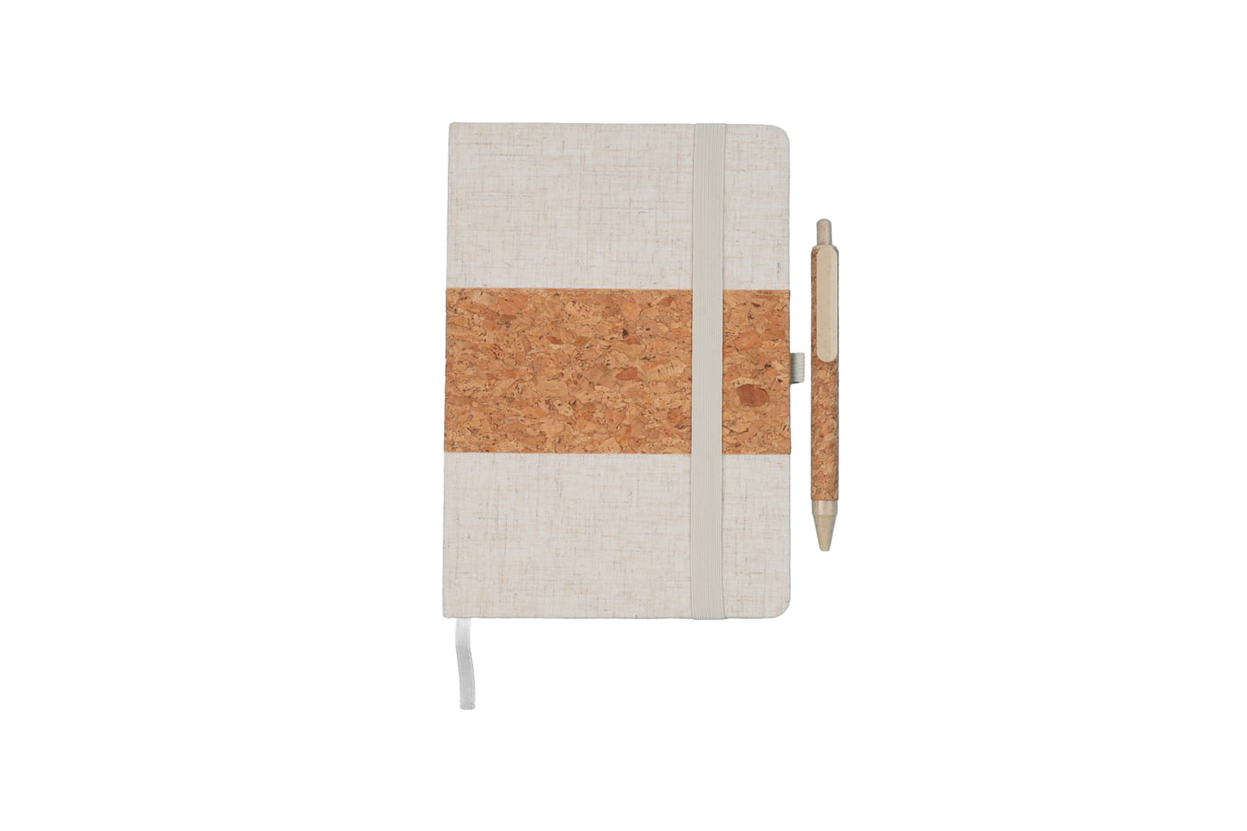 Cork+RPET Notebook Pen Set