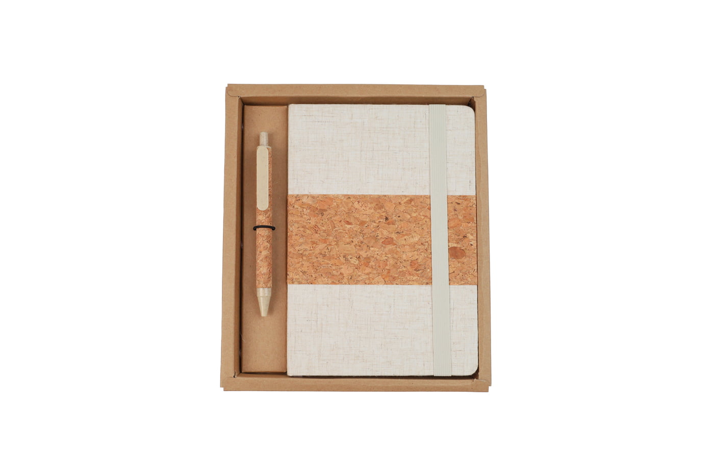 Cork+RPET Notebook Pen Set - alternate view