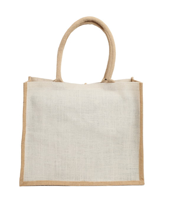 Two Tone Jute Bag - alternate view