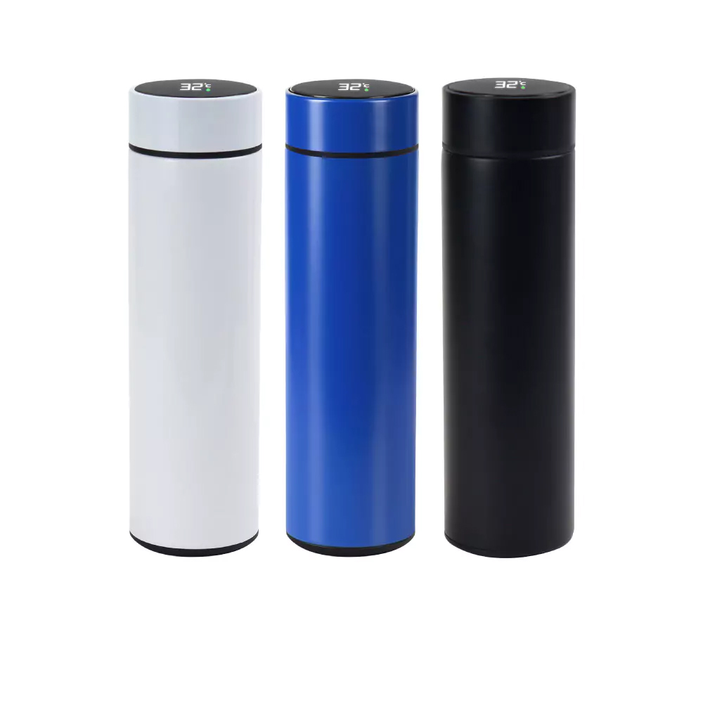Double Wall Bottles with Temperature Display 500ml