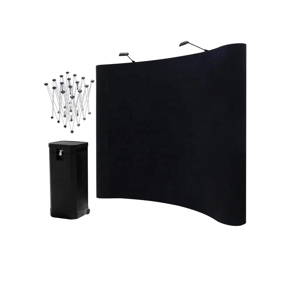 Magnetic Pop Up Stand 230x230cm–Curved